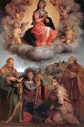 Andrea del Sarto Glory of Virgin Mary and four Christ oil
